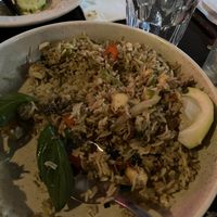 Sorry, we did the thing where we eat half the dish before we remember photos, but it’s the chilli basil fried rice 😹 at Brother Bon in Northcote