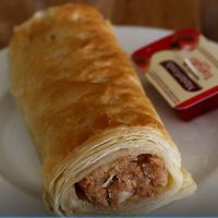 Sausage roll at Brother Bon in Northcote