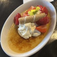 Creme brule  at Brother Bon in Northcote