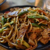 Satay udon noodles at Brother Bon in Northcote