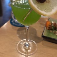 Green apple cocktaill  at Brother Bon in Northcote