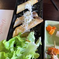 Cheeseburger cigars   at Brother Bon in Northcote