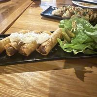 Cheese burger cigars   at Brother Bon in Northcote