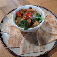 Chicken Curry with Roti   at Brother Bon in Northcote