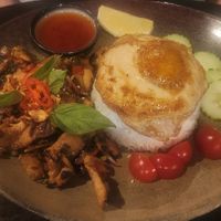Chicken coconut rice at Brother Bon in Northcote
