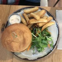 Burger from the new menu - yum! at Brother Bon in Northcote