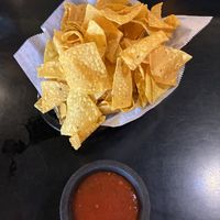 Chips and salsa  at Agave mexican restaurant   in Fairhope