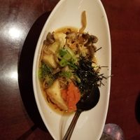 Agedashi tofu, vegan option (they did not add fish flakes).  It's gluten-free, too. at Walt Disney World - Shiki-Sai: Sushi Izakaya in Lake Buena Vista