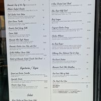 Menu at Murphy Brownes in Killarney