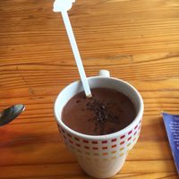 amazingly thick hot chocolate ❤️ at Free Food in Johannesburg