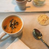 Butternut and tomato soup yam 😋 at Free Food in Johannesburg