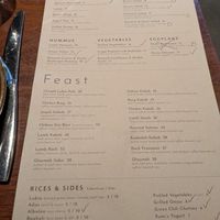 Check- vegan, circle- vegan with mod at Rumi’s Kitchen in District Of Columbia