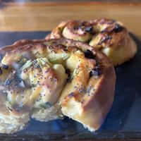 Miso shallots & pecan swirl  at EZ and Moss in North London