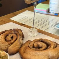 Cinnamon swirls   at EZ and Moss in North London