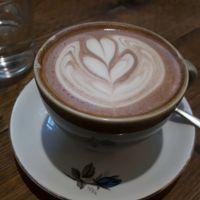 Soya hot chocolate at EZ and Moss in North London