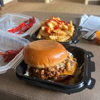 Back for the Carolina burger   at Mike's Vegan Grill in Winston-salem