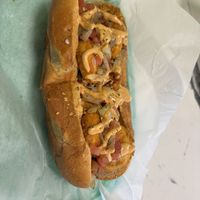 Best shrimp po boy ever!   at Mike's Vegan Grill in Winston-salem