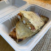 Shrimp Loco Quesadilla  at Mike's Vegan Grill in Winston-salem