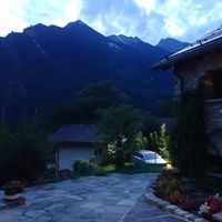 view at night at Boutique B&B La Quiete del Bosco  in Mesocco