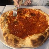 Margarita pizza (no cheese)  at Alla Scala in Sirmione