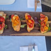 Bruschetta at Alla Scala in Sirmione