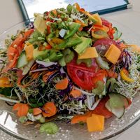 Open Sandwich at Beauty of Sprouts in Sarasota