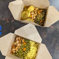2 meal boxes at ATH - Eat Greek in Athens