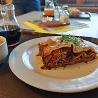 Lasagne at Vegit Point in Jablonec