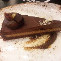 salted caramel cheesecake at Super Natural Kitchen in Dubai