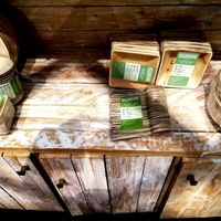 Super Natural Kitchen's little shop.  at Super Natural Kitchen in Dubai