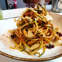 Delicious "spaghetti"  at Super Natural Kitchen in Dubai