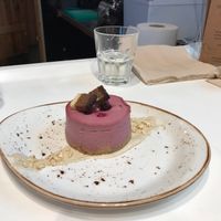 Raspberry Cheesecake at Super Natural Kitchen in Dubai