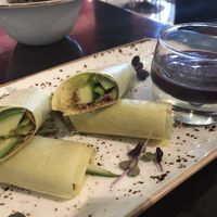 Crispy Not Duck Wraps at Super Natural Kitchen in Dubai