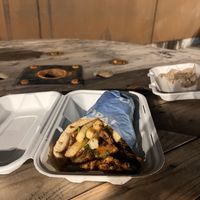 Vegan souvlaki  at Get Greek - Pop Up in New Town