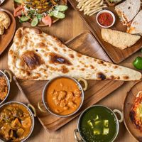 Deluxe curry set  at Shama Vegetarian Indian Restaurant in Kyoto