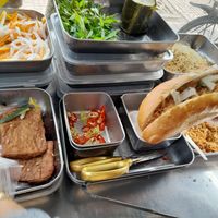 Just 1 item is not vegan at Bánh Mì Chay Tịnh Nhẫn in Ho Chi Minh City