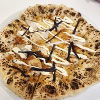 Teriyaki mochi pizza at MIMI - Vegan Sweets & Restaurant in Kyoto