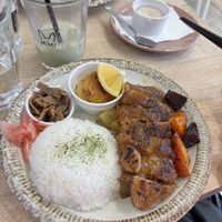 Teriyaki chicken bowl  at MIMI - Vegan Sweets & Restaurant in Kyoto
