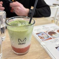 Strawberry matcha   at MIMI - Vegan Sweets & Restaurant in Kyoto