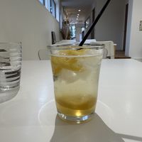 Lemon soda  at MIMI - Vegan Sweets & Restaurant in Kyoto