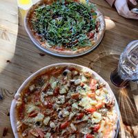 Vegan Life and Vöner pizza at Pizzeria Foxy Bear in Helsinki