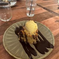 Peanut sponge at The Lion Hotel  in Pontypool