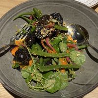 Second course wood ear mushroomm  at El Brote in Madrid