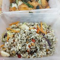 Olive fried rice (egg omitted) at Green Harmony Vegetarian AMK in Northeast Singapore