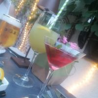 Granatapfel Martini und hausgemachte Minz Limetten Limonade at Al Dar Syrian Restaurant in Hannover