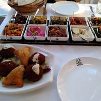 Mazza II (starters plate for two) at Al Dar Syrian Restaurant in Hannover