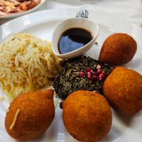 Veganes Kibbeh ohne beyond meat at Al Dar Syrian Restaurant in Hannover