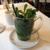 Mint tea at Al Dar Syrian Restaurant in Hannover