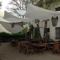 Outside seating at Al Dar Syrian Restaurant in Hannover