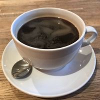 Coffee  at Caffi Iechyd Da in Carmarthen